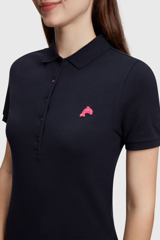 Women Esprit Black Dolphin Tennis Club Classic Polo Dress Dresses XF4444504 - Image 2