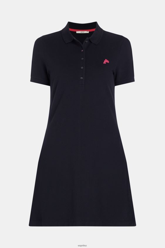 Women Esprit Black Dolphin Tennis Club Classic Polo Dress Dresses XF4444504 - Image 4
