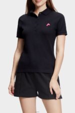 Women Esprit Black Dolphin Tennis Club Classic Polo Polos XF4444493