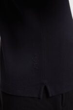 Women Esprit Black Dolphin Tennis Club Classic Polo Polos XF4444493 - Image 3