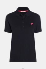 Women Esprit Black Dolphin Tennis Club Classic Polo Polos XF4444493 - Image 4