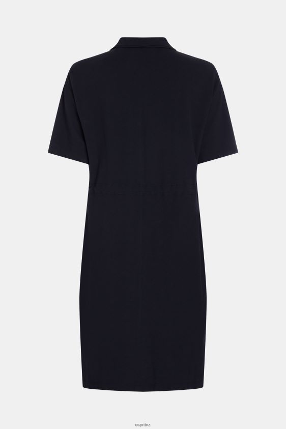 Women Esprit Black Dolphin Tennis Club Pleated Polo Dress Dresses XF4444501 - Image 5