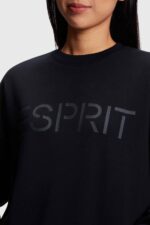 Women Esprit Black Logo print sweatshirt Sweatshirts & Hoodies XF4444463 - Image 3