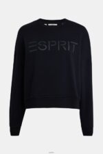 Women Esprit Black Logo print sweatshirt Sweatshirts & Hoodies XF4444463 - Image 4