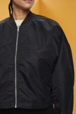 Women Esprit Black Oversized bomber jacket Jackets XF4444213 - Image 3