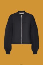 Women Esprit Black Oversized bomber jacket Jackets XF4444213 - Image 5