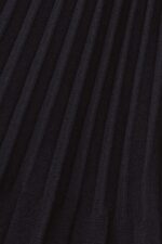 Women Esprit Black Pleated mini dress with long-sleeves & crewneck Dresses XF4444127 - Image 4