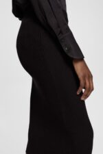 Women Esprit Black Rib knit pencil skirt Skirts XF4444428 - Image 3