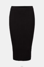 Women Esprit Black Rib knit pencil skirt Skirts XF4444428 - Image 5