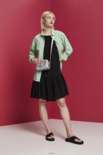 Women Esprit Black Strappy dress with smock, TENCEL Dresses XF4444202 - Image 2
