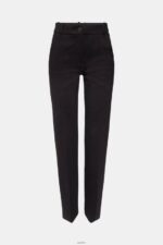 Women Esprit Black Stretchy high-rise bootcut trousers Trousers & Pants XF4444335 - Image 5