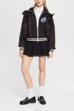 Women Esprit Black Varsity jacket Jackets XF4444415 - Image 2