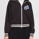 Women Esprit Black Varsity jacket Jackets XF4444415