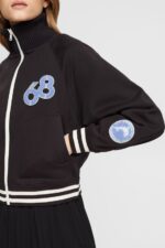 Women Esprit Black Varsity jacket Jackets XF4444415 - Image 3