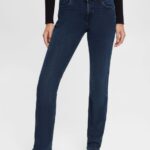 Women Esprit Blue Black Mid-rise stretch jeans Denim XF4444345