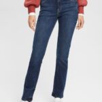 Women Esprit Blue Dark Wash Straight leg jeans Denim XF4444439