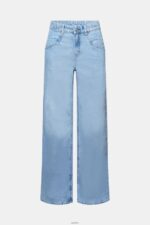 Women Esprit Blue Light Wash Pants denim Denim XF4444272 - Image 5