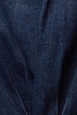 Women Esprit Blue Medium Wash Cropped denim jacket Jackets XF4444550 - Image 4