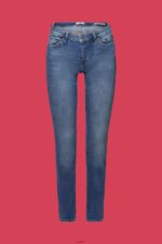 Women Esprit Blue Medium Wash Straight leg jeans Denim XF4444245 - Image 5