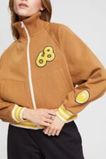 Women Esprit Caramel Varsity jacket Jackets XF4444417 - Image 3