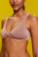 Women Esprit Cinnamon Recycled: sparkly soft bikini top Swim XF444484 - Image 3