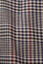 Women Esprit Cream Beige Checked wool blend blazer Coats XF4444447 - Image 4