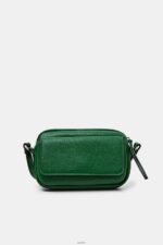 Women Esprit Dark Green Mini Faux Leather Shoulder Bag Accessories XF44443