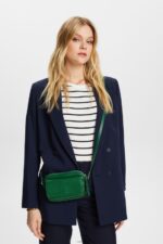 Women Esprit Dark Green Mini Faux Leather Shoulder Bag Accessories XF44443 - Image 4