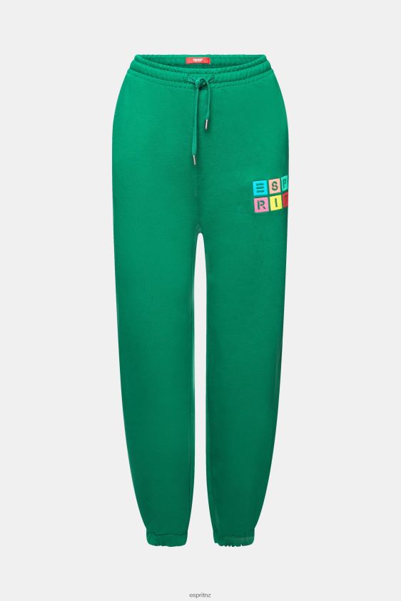 Women Esprit Dark Green Tracksuit bottoms with logo, organic cotton Trousers & Pants XF44445 - Image 5
