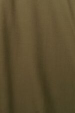 Women Esprit Dark Khaki V-neck blouse, LENZING ECOVERO Blouses XF4444555 - Image 4