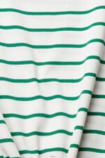 Women Esprit Emerald Green Fashion stripe t-shirt T-Shirts XF4444519 - Image 4