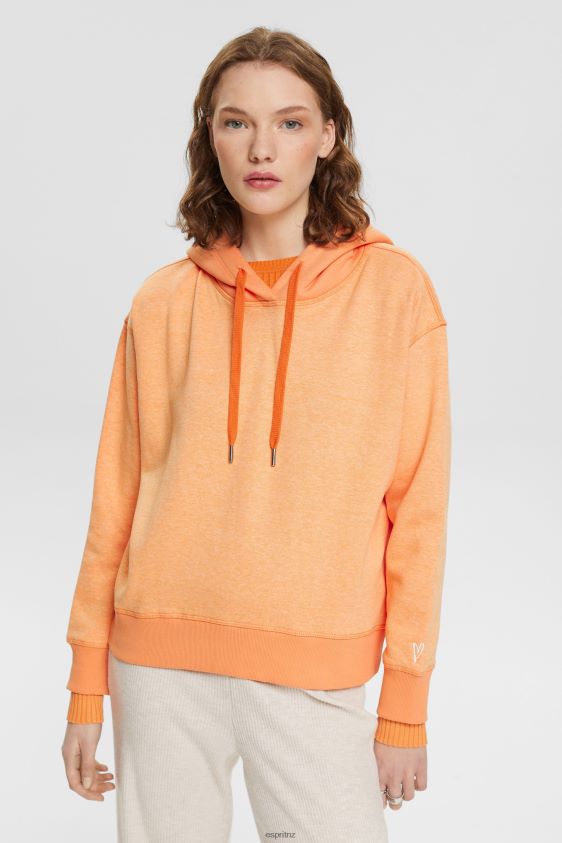 Women Esprit Golden Orange Hoodie with heart Sweatshirts & Hoodies XF4444353 - Image 1