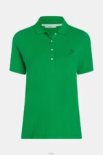 Women Esprit Green Dolphin Tennis Club Classic Polo Polos XF4444495 - Image 4