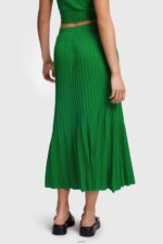 Women Esprit Green Pleated midi skirt Skirts XF4444389 - Image 3