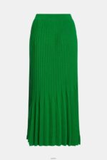 Women Esprit Green Pleated midi skirt Skirts XF4444389 - Image 7