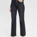 Women Esprit Grey Dark Wash Western boot cut jeans Denim XF4444450