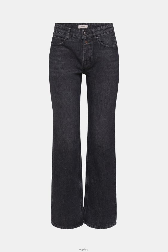 Women Esprit Grey Dark Wash Western boot cut jeans Denim XF4444450 - Image 5