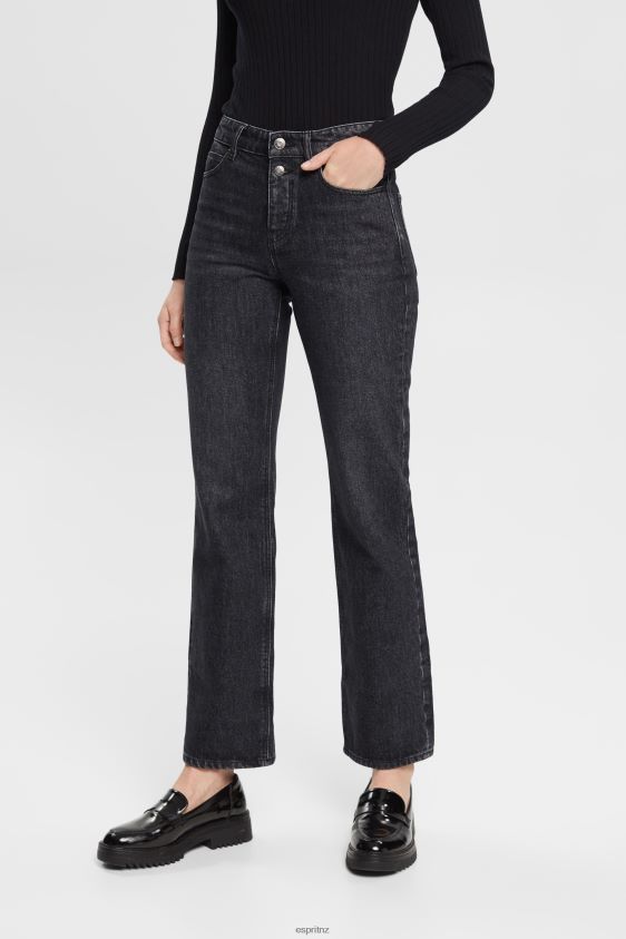 Women Esprit Grey Dark Wash Western boot cut jeans Denim XF4444450 - Image 1