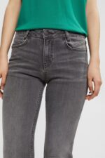 Women Esprit Grey Medium Wash Bootcut stretch jeans Denim XF4444551 - Image 3