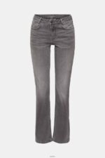Women Esprit Grey Medium Wash Bootcut stretch jeans Denim XF4444551 - Image 5