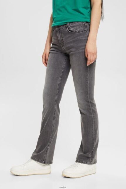 Women Esprit Grey Medium Wash Bootcut stretch jeans Denim XF4444551