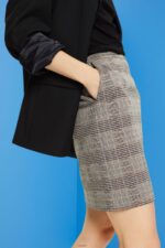 Women Esprit Ice Check mini skirt Skirts XF4444484 - Image 3