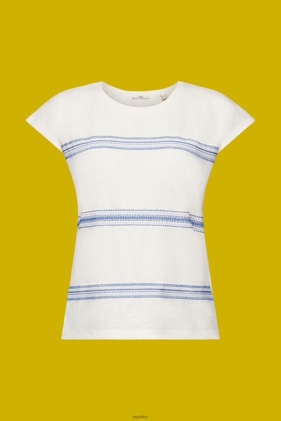 Women Esprit Ice Embroidered t-shirt, 100% cotton T-Shirts XF444497 - Image 5