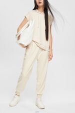 Women Esprit Ice Jersey pants Trousers & Pants XF4444556 - Image 2