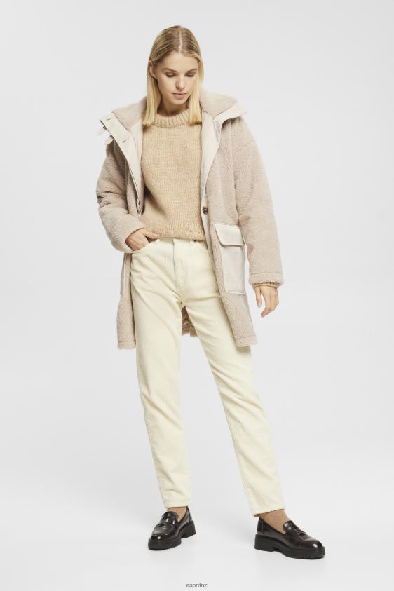 Women Esprit Ice Mom fit cord trousers Trousers & Pants XF4444252 - Image 2
