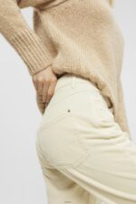 Women Esprit Ice Mom fit cord trousers Trousers & Pants XF4444252 - Image 3
