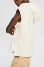 Women Esprit Ice Sleeveless hoodie with side slits Sweatshirts & Hoodies XF4444532 - Image 3