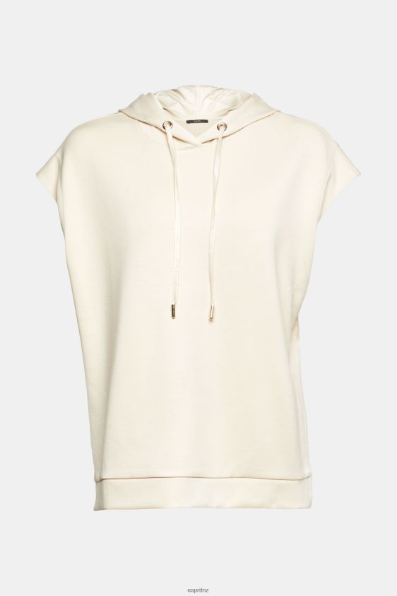 Women Esprit Ice Sleeveless hoodie with side slits Sweatshirts & Hoodies XF4444532 - Image 5