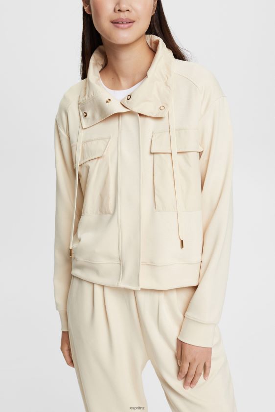 women_esprit_ice_stand_up_collar_jacket_jackets_xf4444560.jpg Women Esprit Ice Stand-up collar jacket Jackets XF4444560 - Image 1