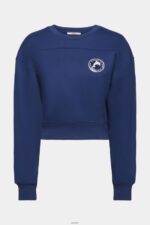 Women Esprit Ink Cropped sweatshirt Sweatshirts & Hoodies XF4444155 - Image 5
